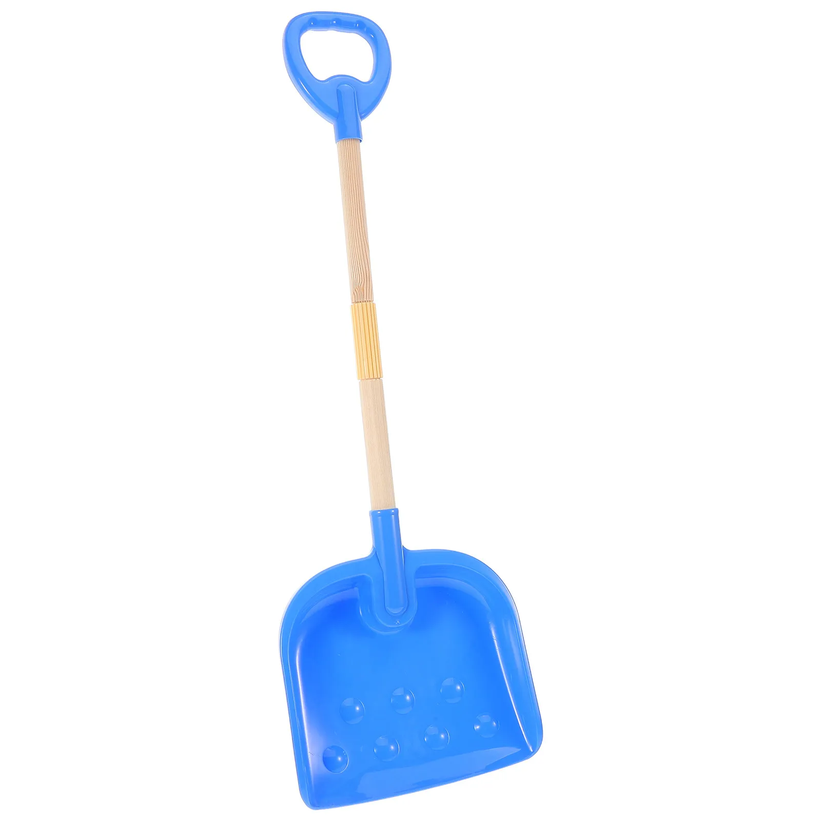 

Heavy Duty Detachable Plastic Shovel with Wood Handle Kid Size Portable for Toddler Beach Snow Digging Sand Outdoor Play