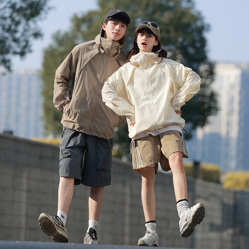 New Unisex Summer Anti-UV Jackets Outdoor Quick Drying Sun Protective Windbreaker Men‘s Women‘s Hiking Camping Climbing Coat