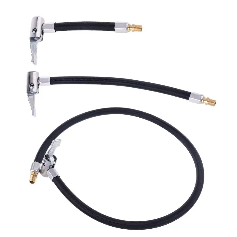 A2UD Flexible Tire for VALVE Extension Adapter Inflator Hose Adapter Locking Air Chuck Quick  & Release Pressure Adjus