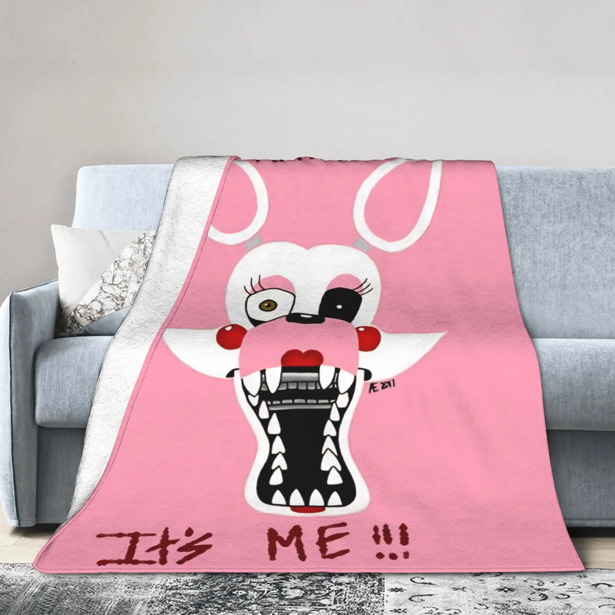 New Arrival The Mangle FNAF Blankets Lightweight Thin Flannel  Relax Throw Blanket Machine Washable