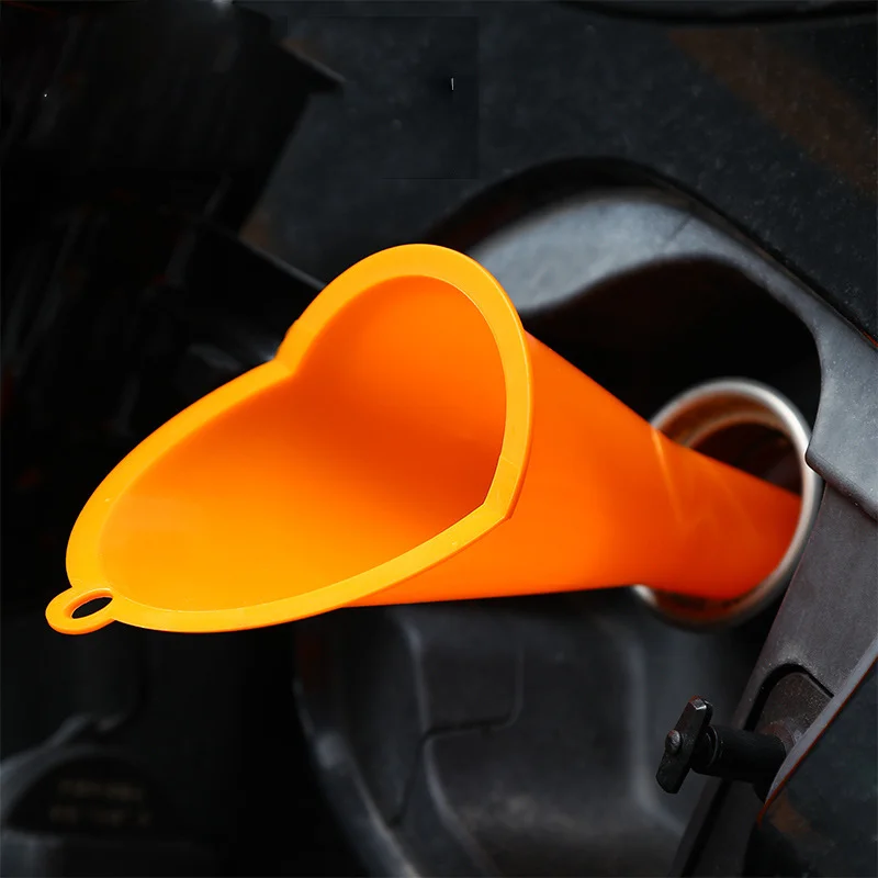 1Pcs Universal Car Refueling Funnel with Filter Detachable Hose Motorcycle Gasoline Oil Filling Funnels Tools