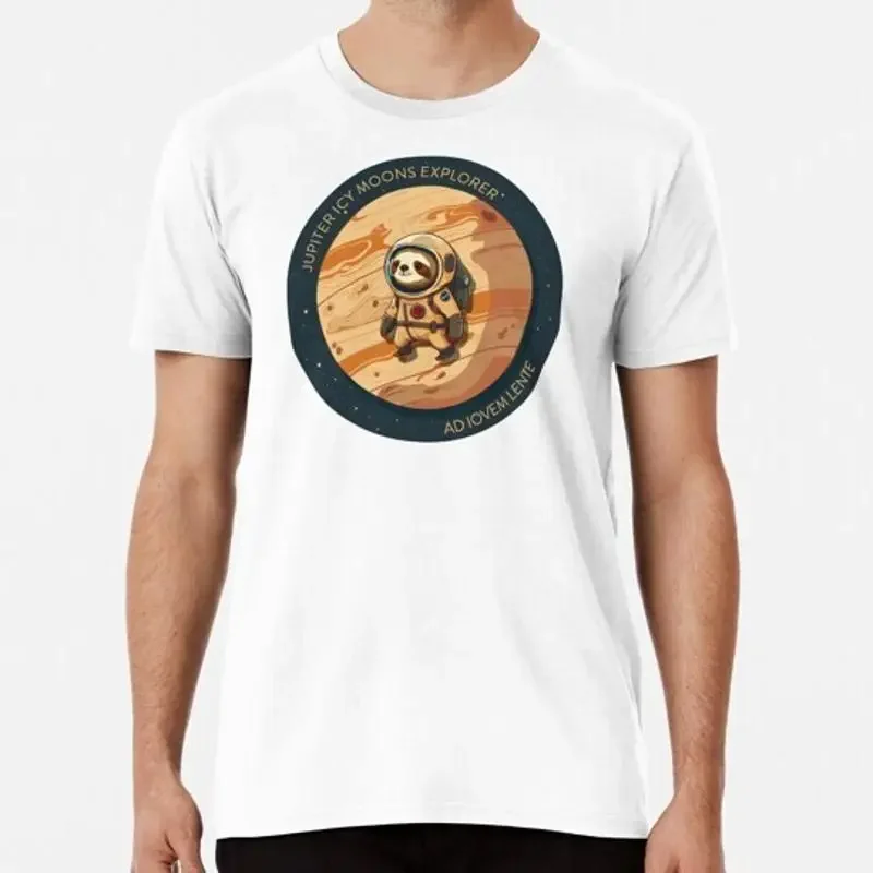 Esa Juice Mission Sloth Jupiter Icy Moons Explorer S to 5XL Made in USA T Shirt