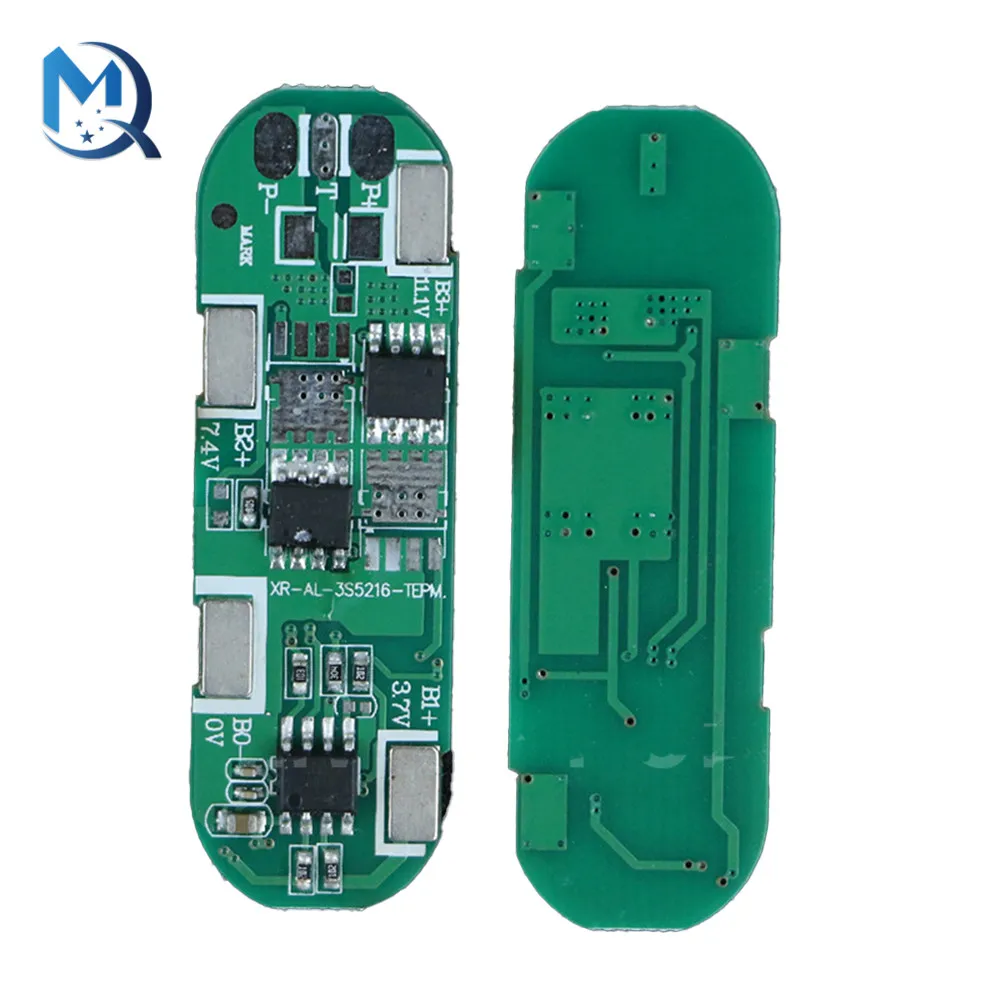 BMS 3S 5A 11.1V 12.6V 18650 Li-ion Lithium Battery Charging Board Overcurrent Short Circuit Protection For Power Bank/Electric