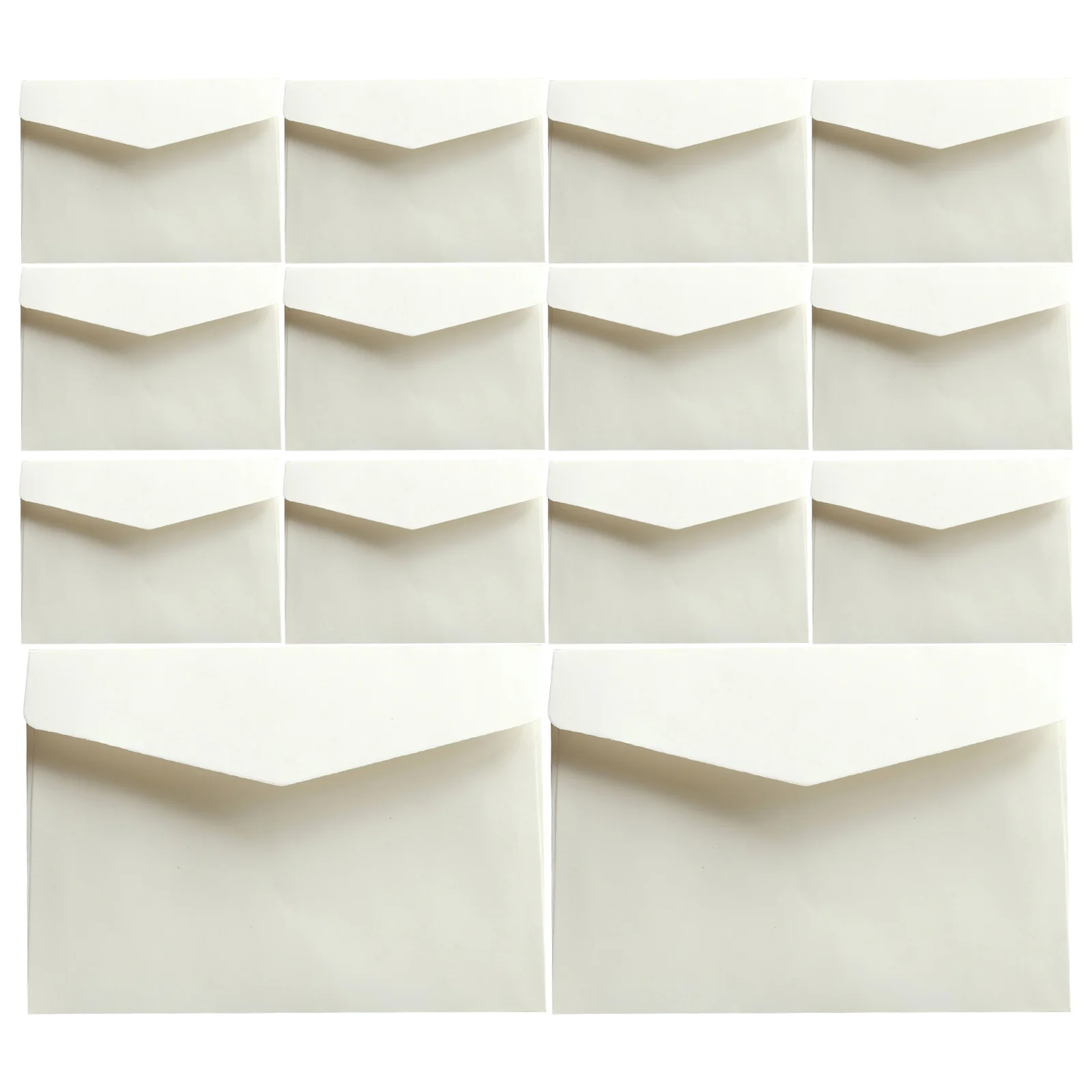

100Pcs Classic Design Envelopes Paper Cash Envelopes Practical for Name Cards Gift Tags and More Office Supply
