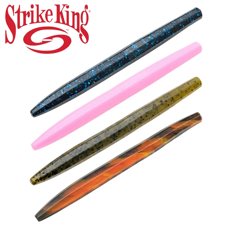 STRIKE KING Imported From The United States KVD Ocho 4-inch Noodle Worm Soft Bait Road Sub Fake Bait