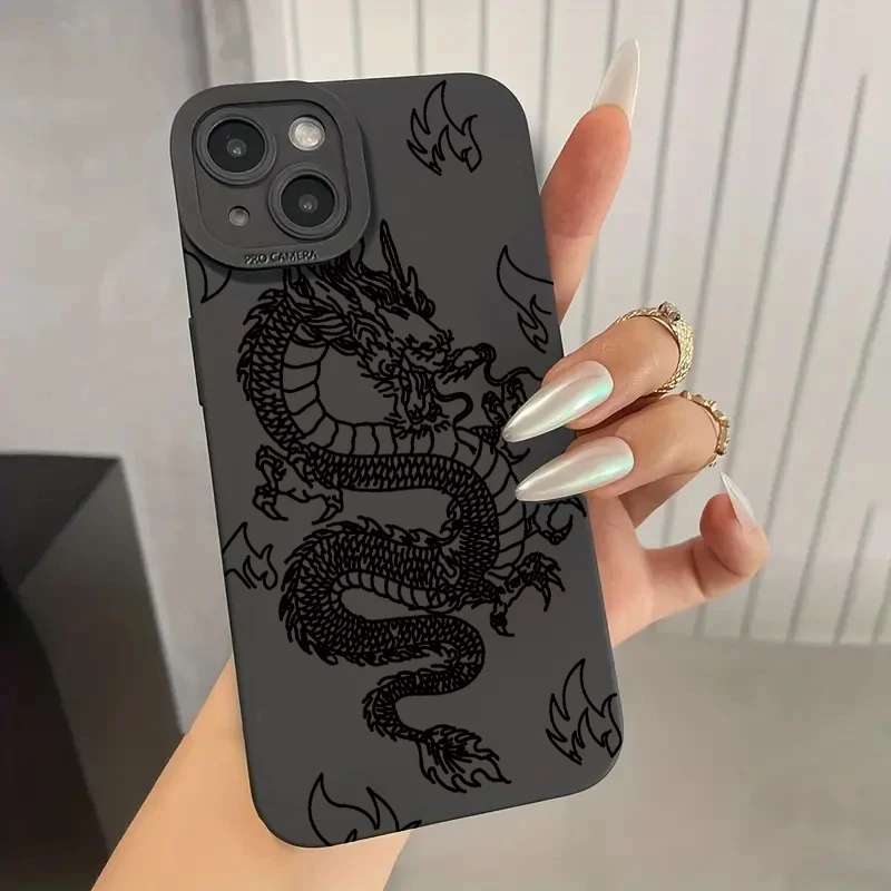 Dragon Print Phone Case For Samsung Galaxy S24 S23 S22 Ultra S21 Plus FE Note 20 A32 A52s A72 A13 A23 A33 A53 A14 A34 A54 Cover