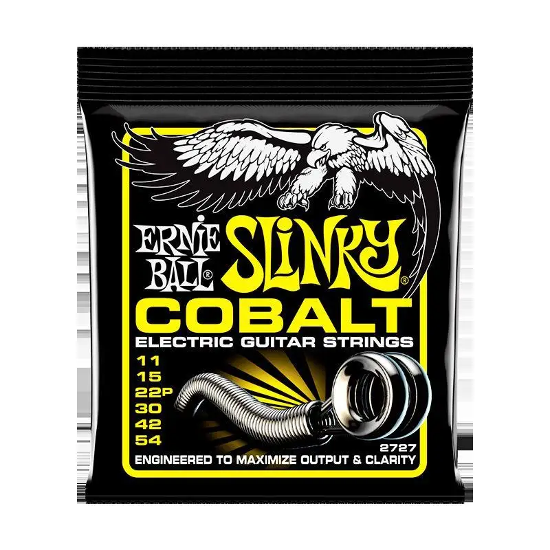 Ernie Ball kobalt struny do gitary elektrycznej 2723 9-42 Super Slinky zestaw 2721 2727 gitara akcesoria