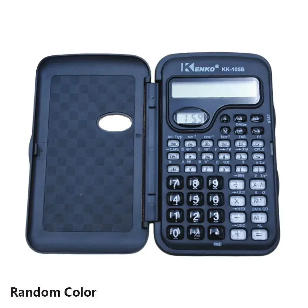 New Portable Multifunctional Pocket Handheld Scientific Calculator With Clock Student School College For Mathematics Teaching