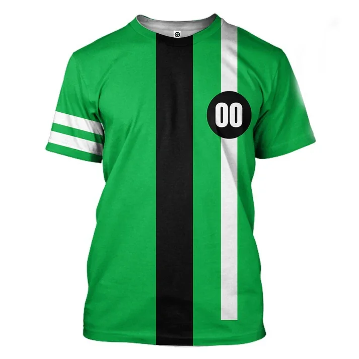 Anime Omnitrix Ben10 Cosplay Sport Schnelltrocknend Atmungsaktiv 3D-gedrucktes Herren-T-Shirt Street Fashion Harajuku Y2K Kinder-Kurzarmshirt – Detail 20