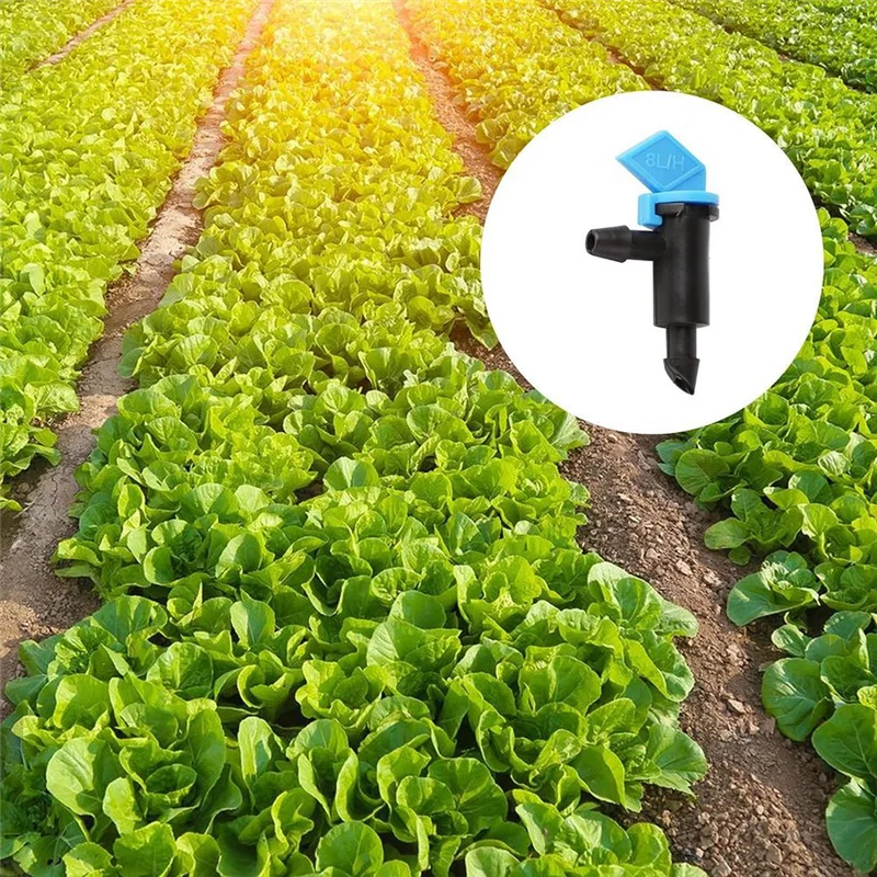 AS95-200 шт., 2 GPH, излучатели для капельного орошения, линейные капельницы для воды, излучатель, спринклер, синий