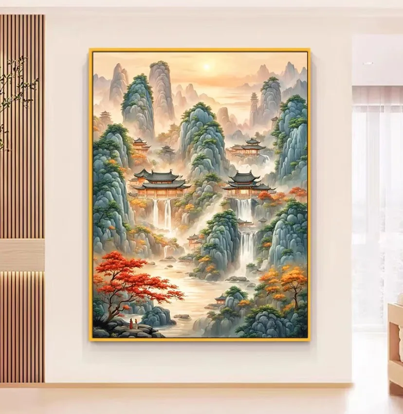 9Ct 60X80Cm Waterfa… - image