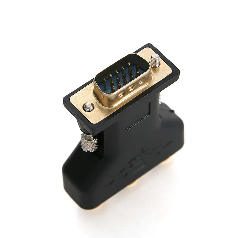1PCS VGA to RCA Connecter Converter Male VGA to  RCA  Video Female Style Component Video Jack Adapter Plug