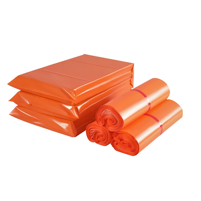 50 Pieces/lot Orange Express Thick Bag for Mail, Envelopes and Logistics Documentation - Packing Bags