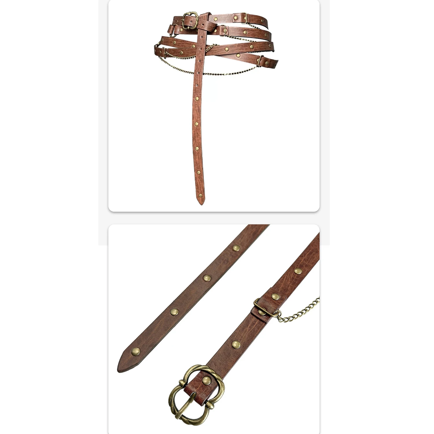 Armaduras de hombro ajustables de cuero PULeather para hombres y mujeres, accesorio de cosplay, disfraz Medieval Steampunk vikingo, caballero guerrero