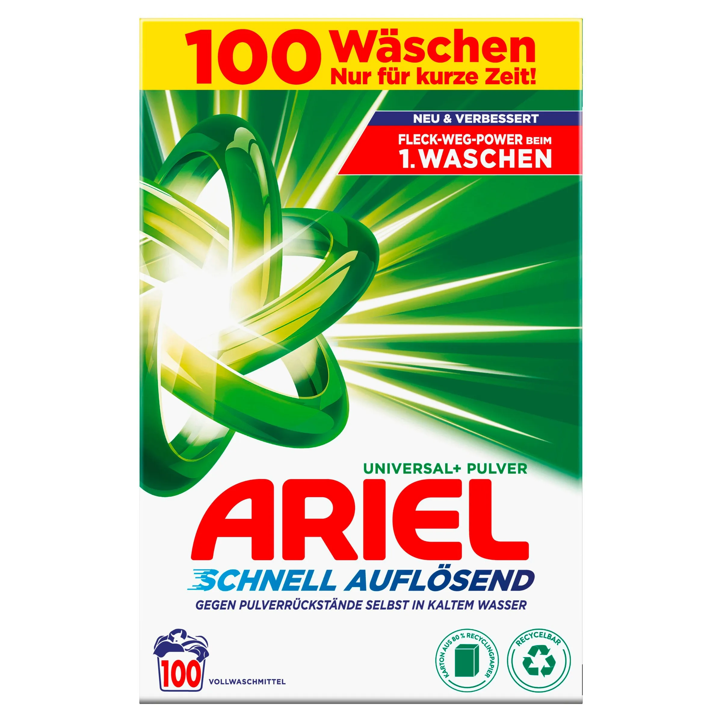 ARIEL German washing powder 6kg UNIVERSAL + 100 wash DE