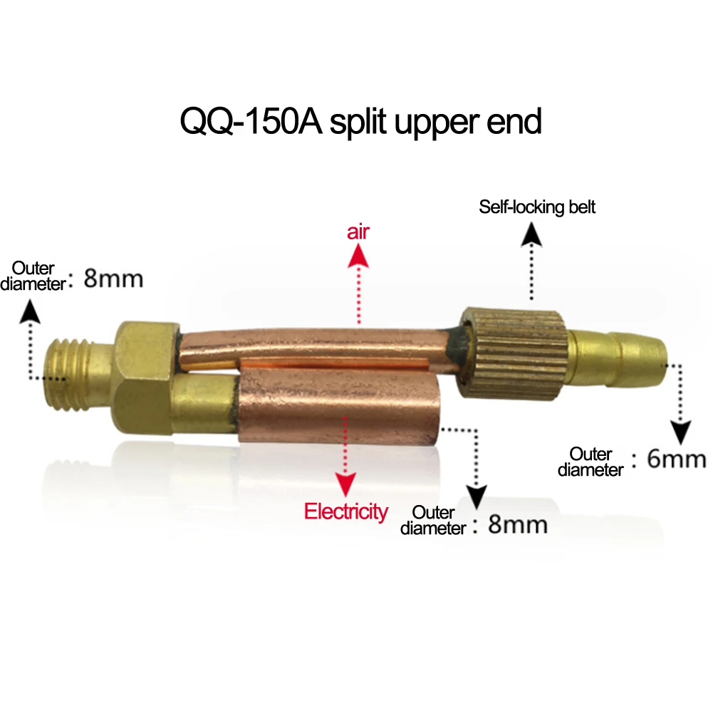 1 PCS QQ-150A TIG Welding Torch Cable Connector Gas Electricity Separation All Copper All-in-one Joint Welding Accessories