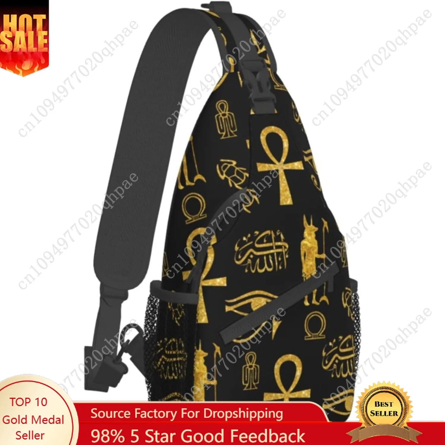 

Sling Backpack For Men Hiking Daypack Crossbody Shoulder Bag Travel Chest Pack