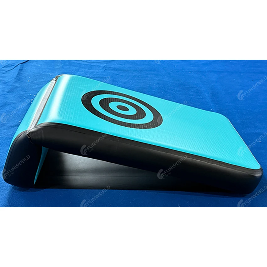 

Foldable Exercise Mat, Gymnastics Incline Cheese Wedge Mat and Blow Up Air Incline Tumbling Trainer for Home Gym for Home Gym