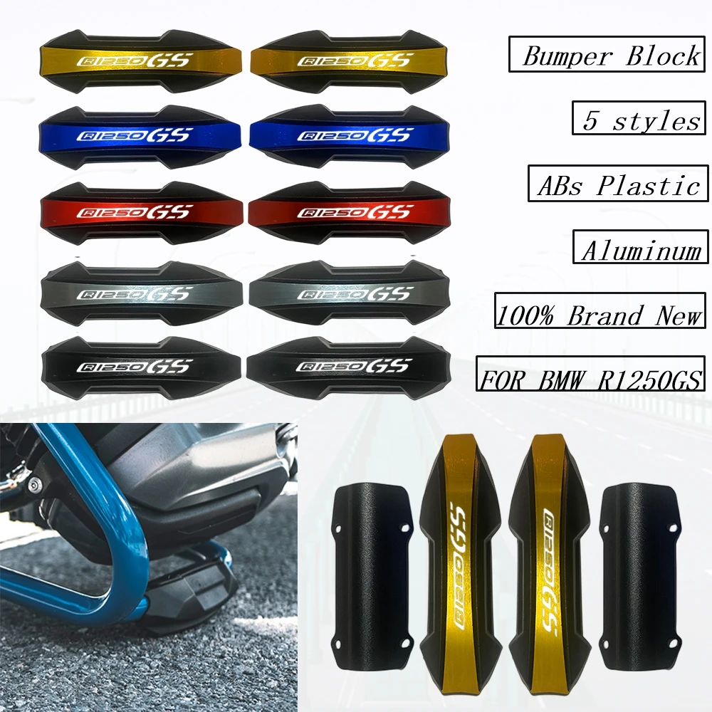 FOR BMW R1250GS ADV/LC R1250 GS ADVENTURE 25MM Motorcycle Engine Guard Crash Bar Bumper Protector Decorative Block