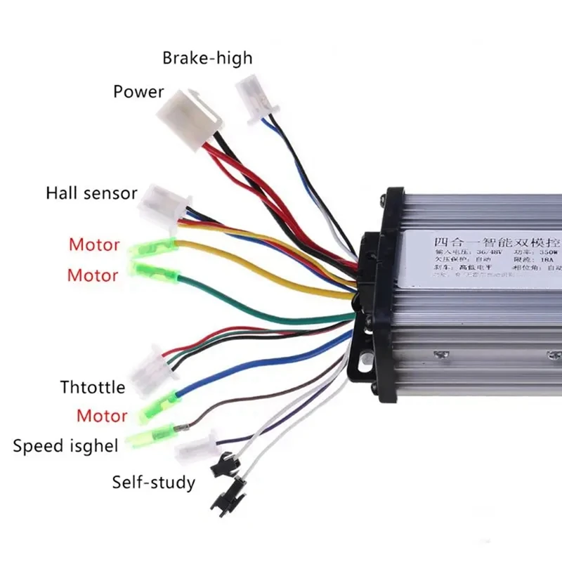 36V/48V 350W Electric Bicycle E-Bike Scooter Brushless DC Motor Controller Electric Bicycle Scooter Part