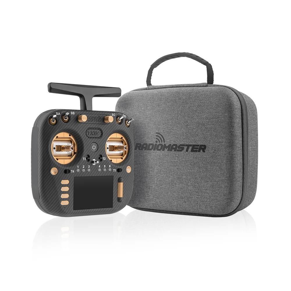 RadioMaster TX15 Max Radio Controller 3.5inch IPS Touchscreen ExpressLRS With AG02 CNC Hall Gimbal Built-in Gyro Microphone thumbnail 3