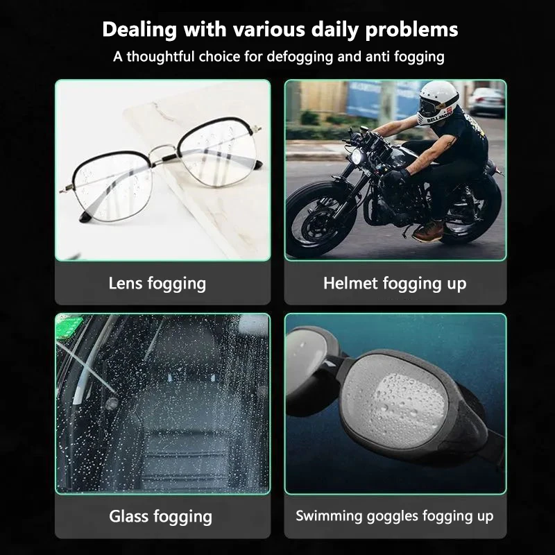 Goggles Glass Anti Mist Spray Smear Stick Car Glass Cleaner Eye Glass Portable Glasses Accessories Protection Window