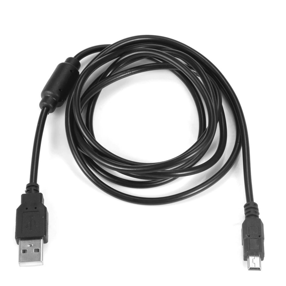 For Playstation 3 1.8M USB Charge Cable Wireless Game Console Controllers Charing Cord Wire Line with Magnetic Ring for Sony PS3