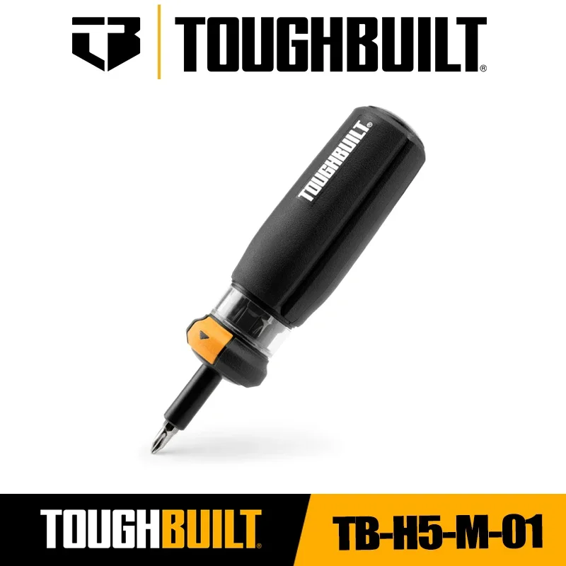 TOUGHBUILT TB-H5-M-01 Autoloading Multi-Bit Driver Magnetic Portable Screwdriver Hand Tools Toughbuilt Screwdriver Sets