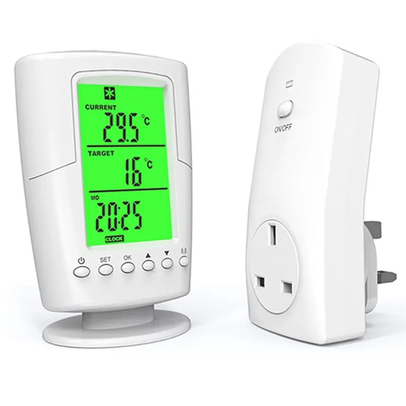 

【SHOP JOURNEY】Термостат TS-2000 0-60°C ℃ Розетка с контролем температуры, ЖК-дисплей, беспроводная программа нагрева и охлаждения, терморегулятор B