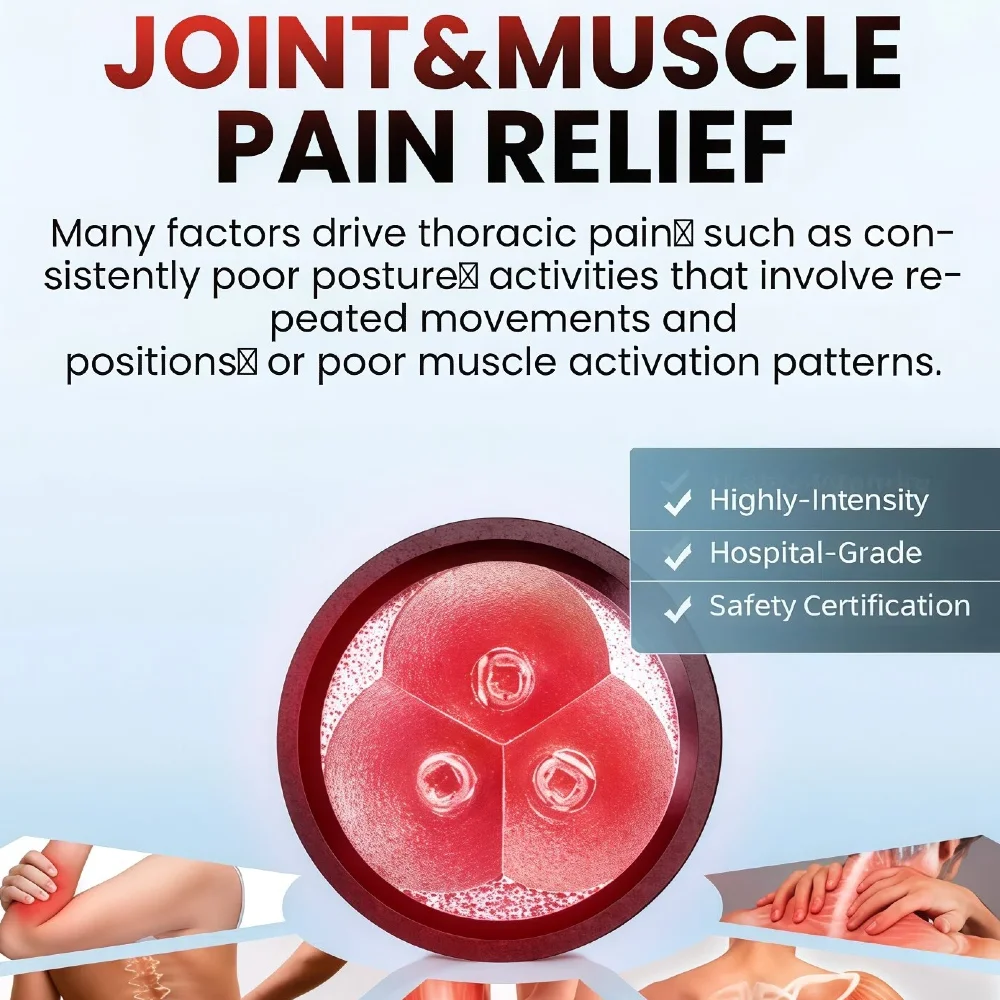 

Portable Red Light Therapy Device for Joints & Muscles Pain Relief near Infrared 810nm 850nm 940nm Wavelengths