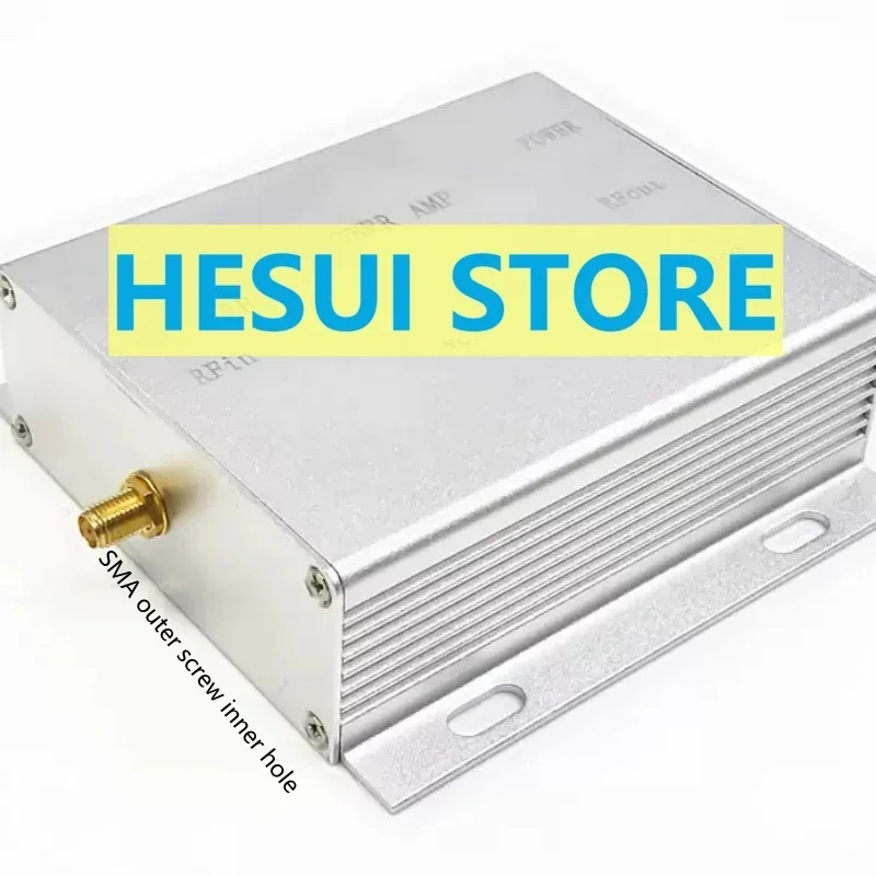 Class A 4W 1MHz - 1050MHz High linear Microwave RF Power Amplifier Module Board Digital TV DTMB Module CNC shielding case