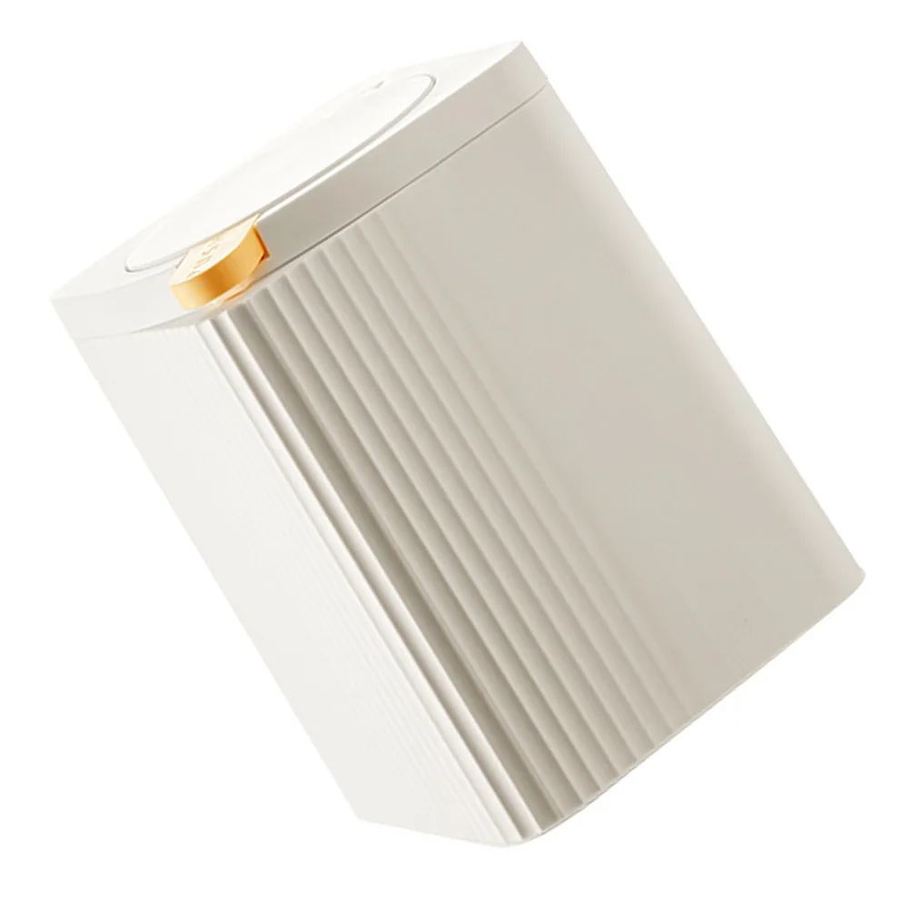 

Press Trash Can Countertop Bin Mini for Kitchen Room with Lid Office Garbage Cans