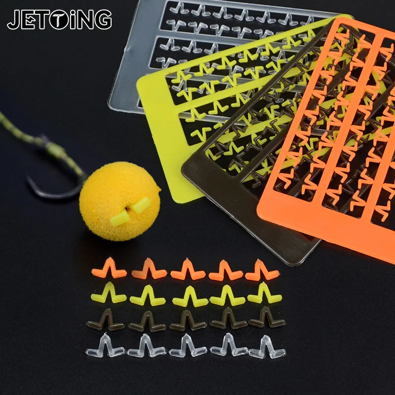 5Pcs Karpfen Angeln Haar Stoppt Für Boilie Köder Hantel Form Kleine Angeln Bobber Stop Stopper Rig Karpfen Stoppt Angeln werkzeuge