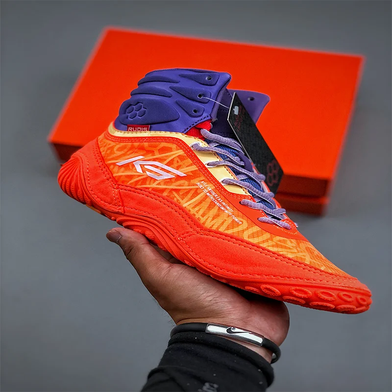 Men's and Women's Lightweight Wrestling Shoes Breathable Mesh Boxing Sneakers Men's Training Boxing Shoes Sneakers