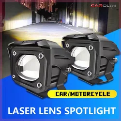 Carolyn U9 Plus 2.0'' Bi LED Projector Lens 12V 120W 47000LM Car Headlights Kit Retrofit Universal