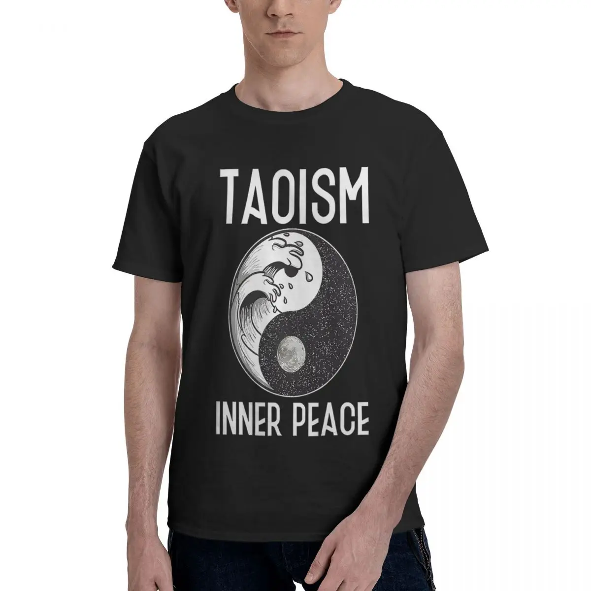 

Enlightment 100% Cotton Casual Breathable Confortable Manga Funny T-Shirt For Men Men's Wear