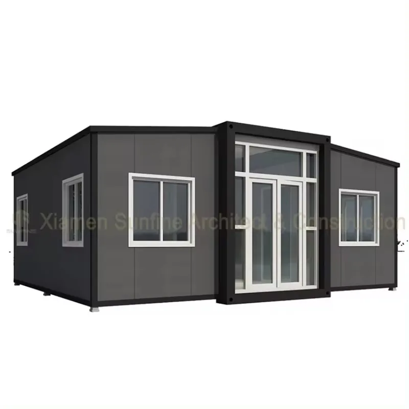 Factory Portable Prefabricated Tiny Home 2&3&4 Bedrooms and Living Room Prefab Expandable House Kits