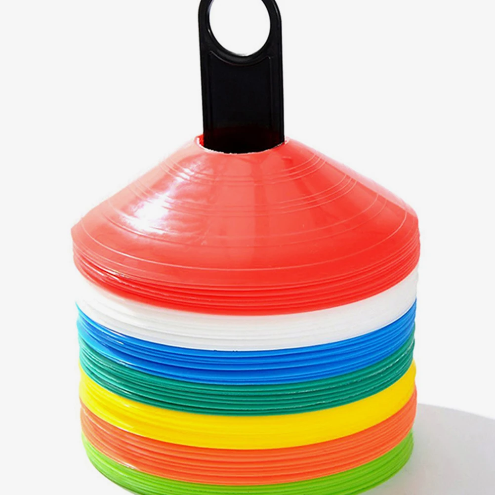 

4 Pcs Soccer Training Cones Holder Lightweight Portable Disc Stands Shelf Aids for Basketball Volleyball Storage Rack Durable