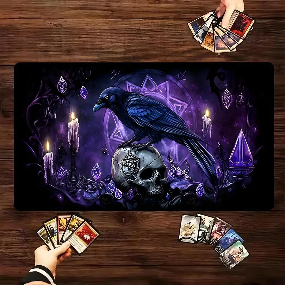 

900x400MM MTG The Magic Play Mats Original Handcrafted TCG Playmat with Rubber Bottom & Stitched Edge CCG Card Mat