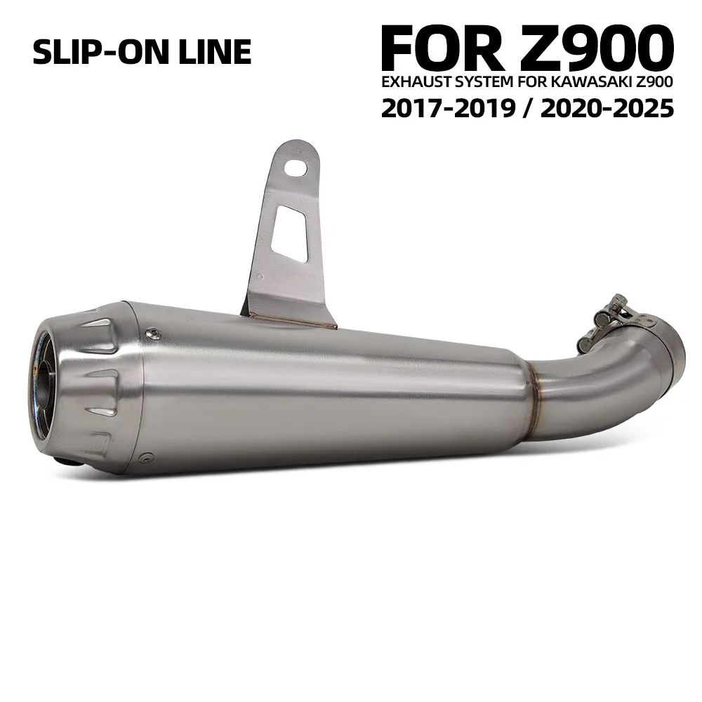 

For Kawasaki Z900 Z 900 2017-2025 Motorcycle Slip on Line Exhaust Stainless ARRO Streetbike Escape Muffler with DB Killer