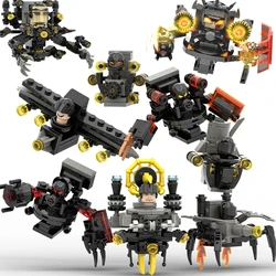 Hot Skibidi Toilet Building Blocks Toilet Upgraded G Man&Dominator Action Figures Model Titan Speakerman Toys For Kids Xmas Gift