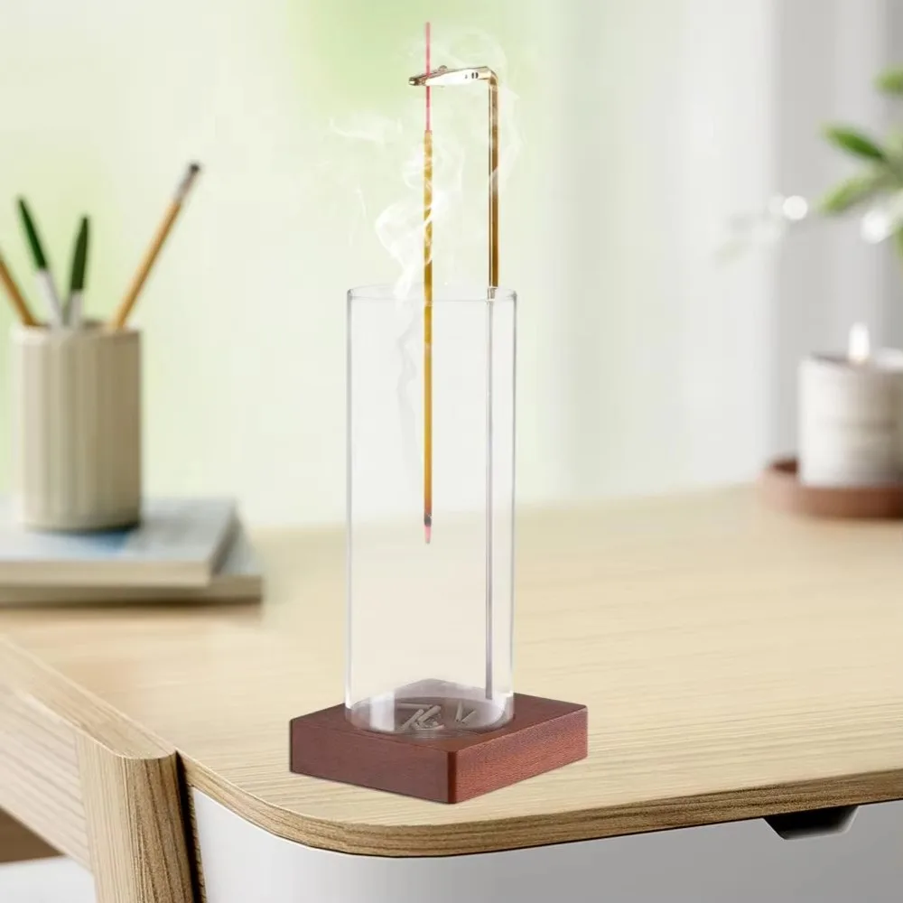 Kreative Holz Weihrauch Brenner Auf Den Kopf Asche Catcher Weihrauch Stehen Stabile Basis Abnehmbare Weihrauch Stick Halter Hause Ornament