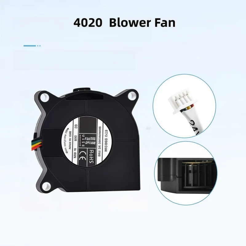 

Creality K1_ K1 Max 4020 24V Blower Cooling Fan , for Cooling Creality K1_K1 Max 3D Printer Extruder Hotend- High Speed