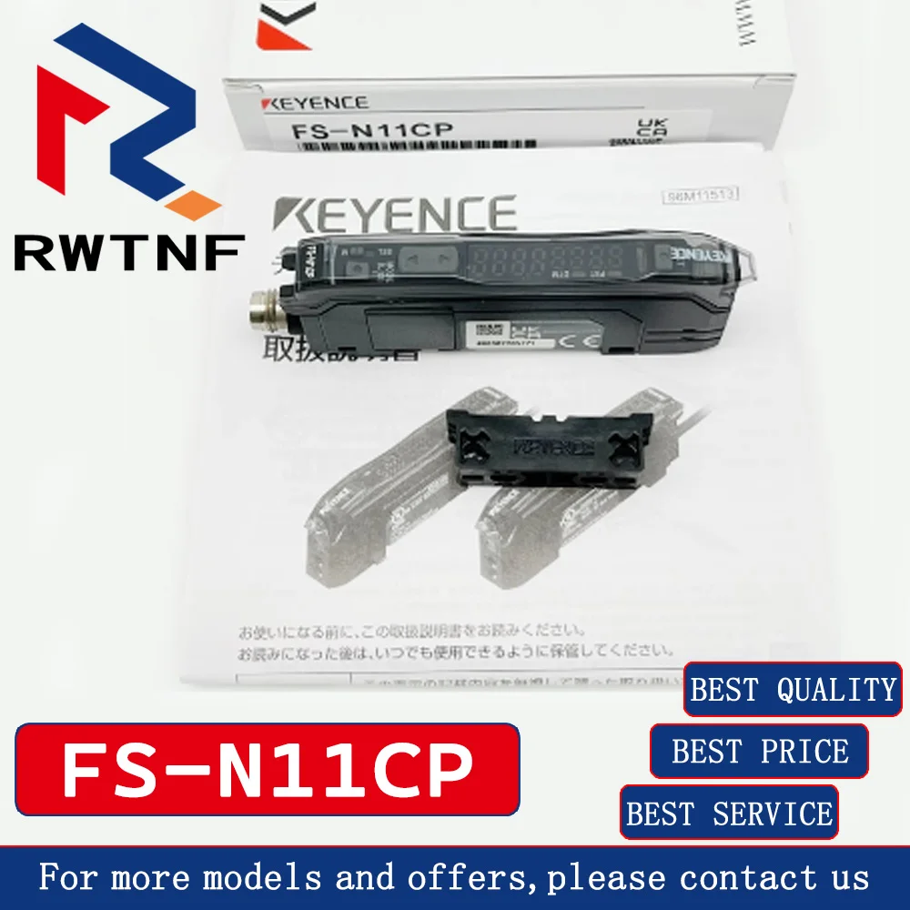 Brandneuer Original KEYENCE FS-N11CP PNP digitaler Glasfaserverstärkersensor