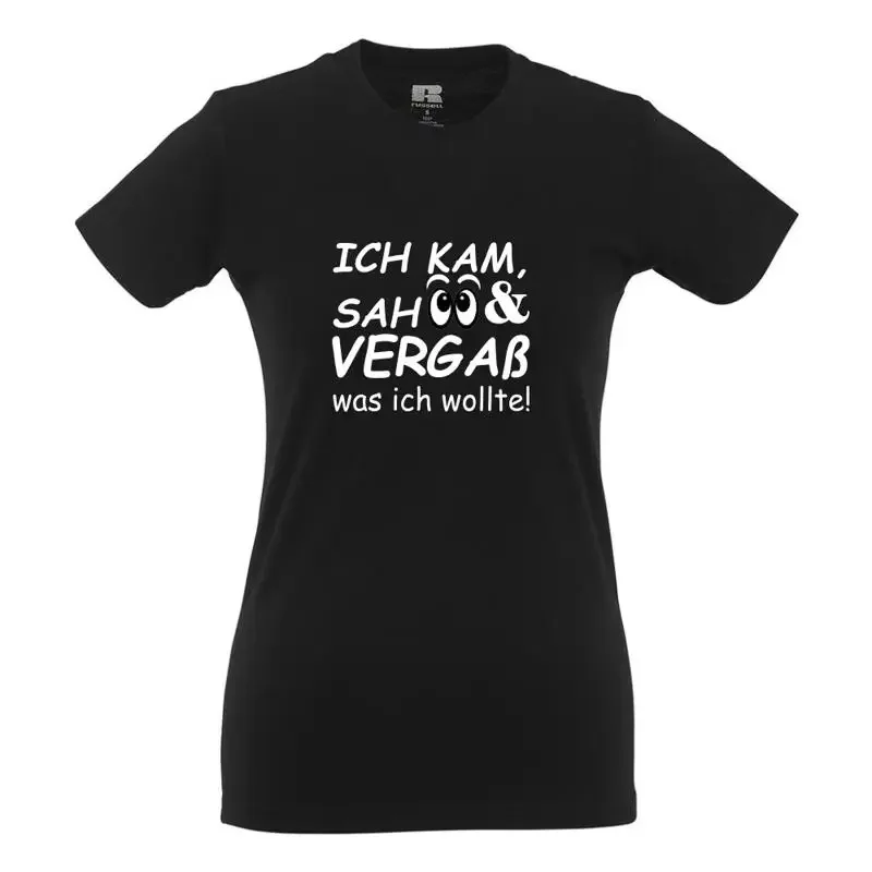 I Came Saw And Forgot Girlie Shirt