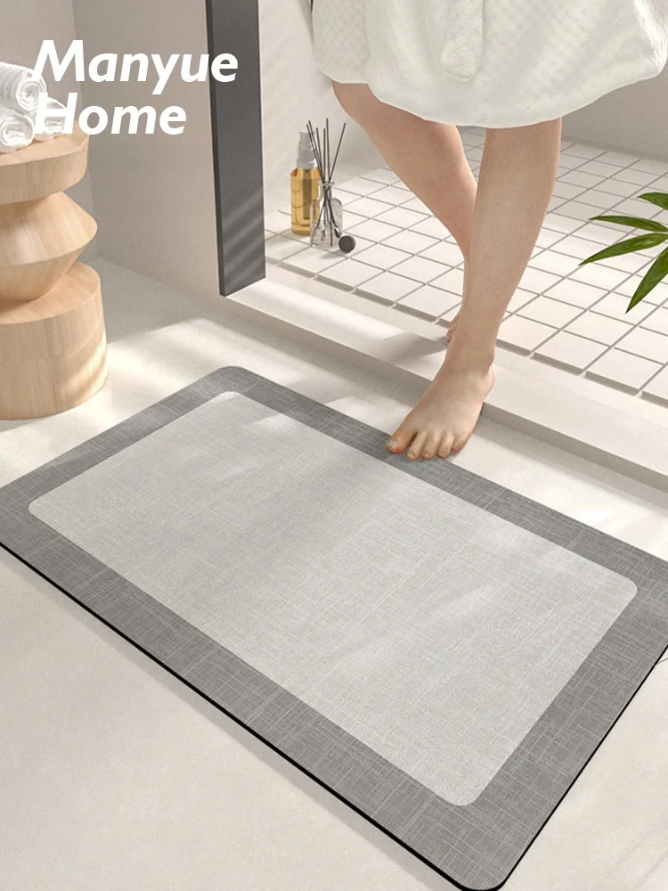 

Simple Japanese Sle Batoom Mat Anti-Slip Toilet Entrance Home Use Floor Rug Water Absorbent Kitchen Carpet