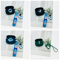 cartoon Earphone Cover For Baseus Bowie E10 /AirGo 1 Ring /E9 WM05 w12 E5x E11 /AirGo AS01 Case Silicone Shockproof cover