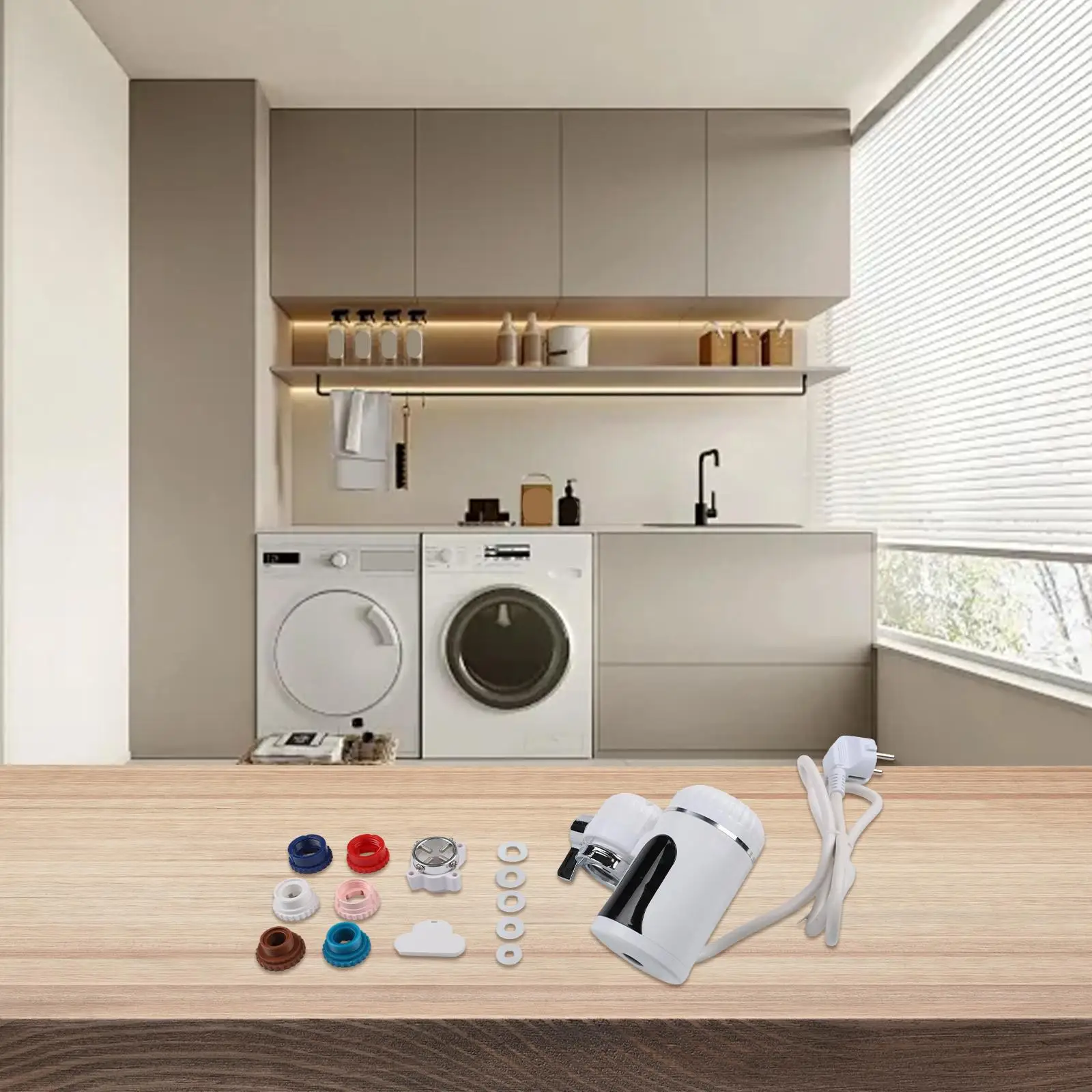 Electric Water Heater Tankless Water Heater Compact Space-saving Design For Personal Hygiene Efficient Water Heating Solution