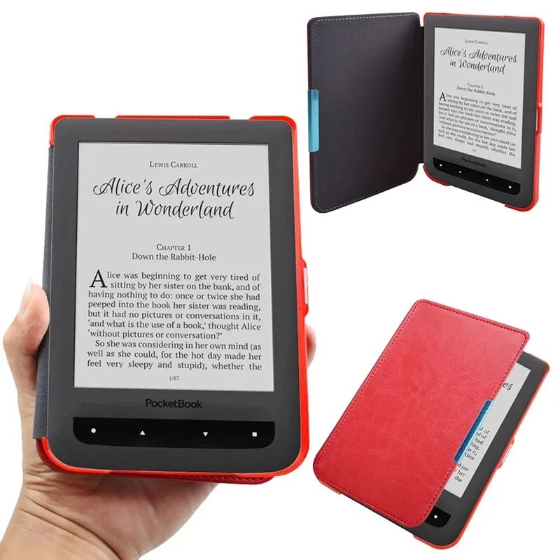 

Suitable for Pocketbook614/615 e-book TouchLux2 protective leather case magnetic protective case