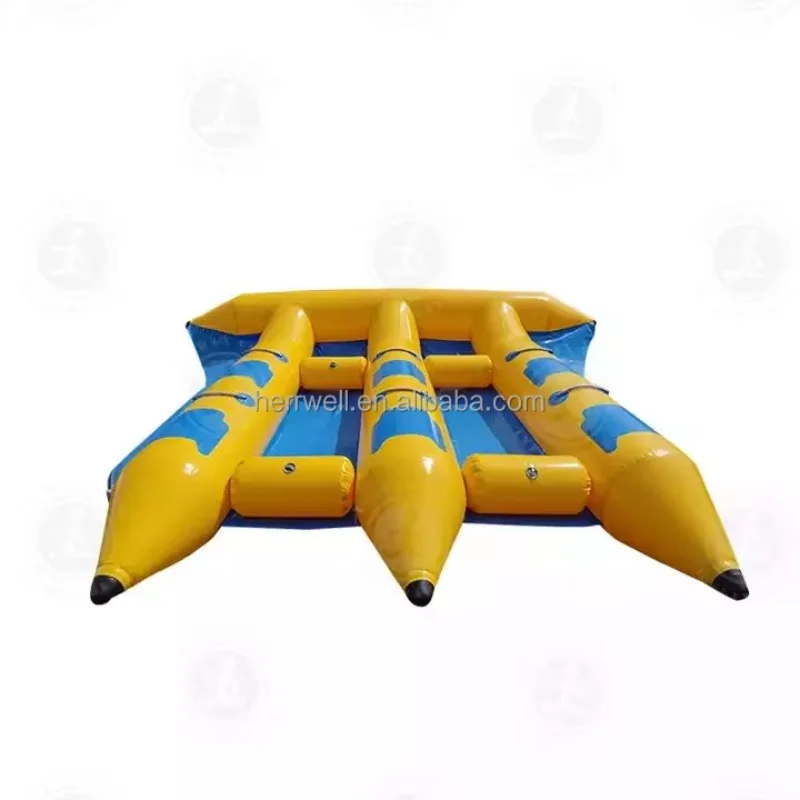 Factory Whole Airtight PVC Inflatable Flying Manta Ray Fish Inflatable Flyfish Tube Portable Flying Towable for Sales